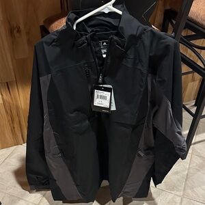 adidas Men's Black and Gray Performance Jacket